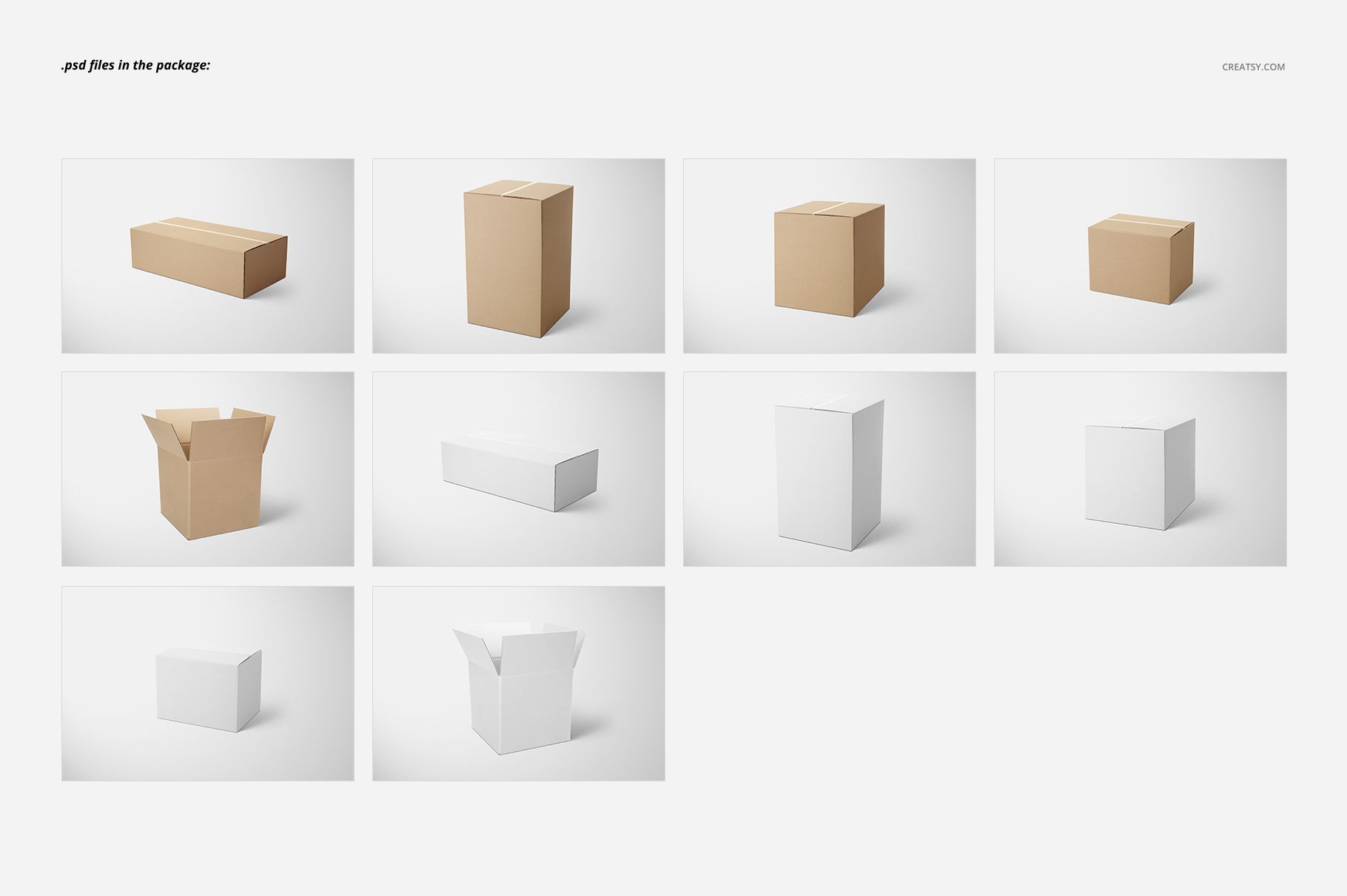 Moving Box 2 Mockup Set - mockup screenshot 2