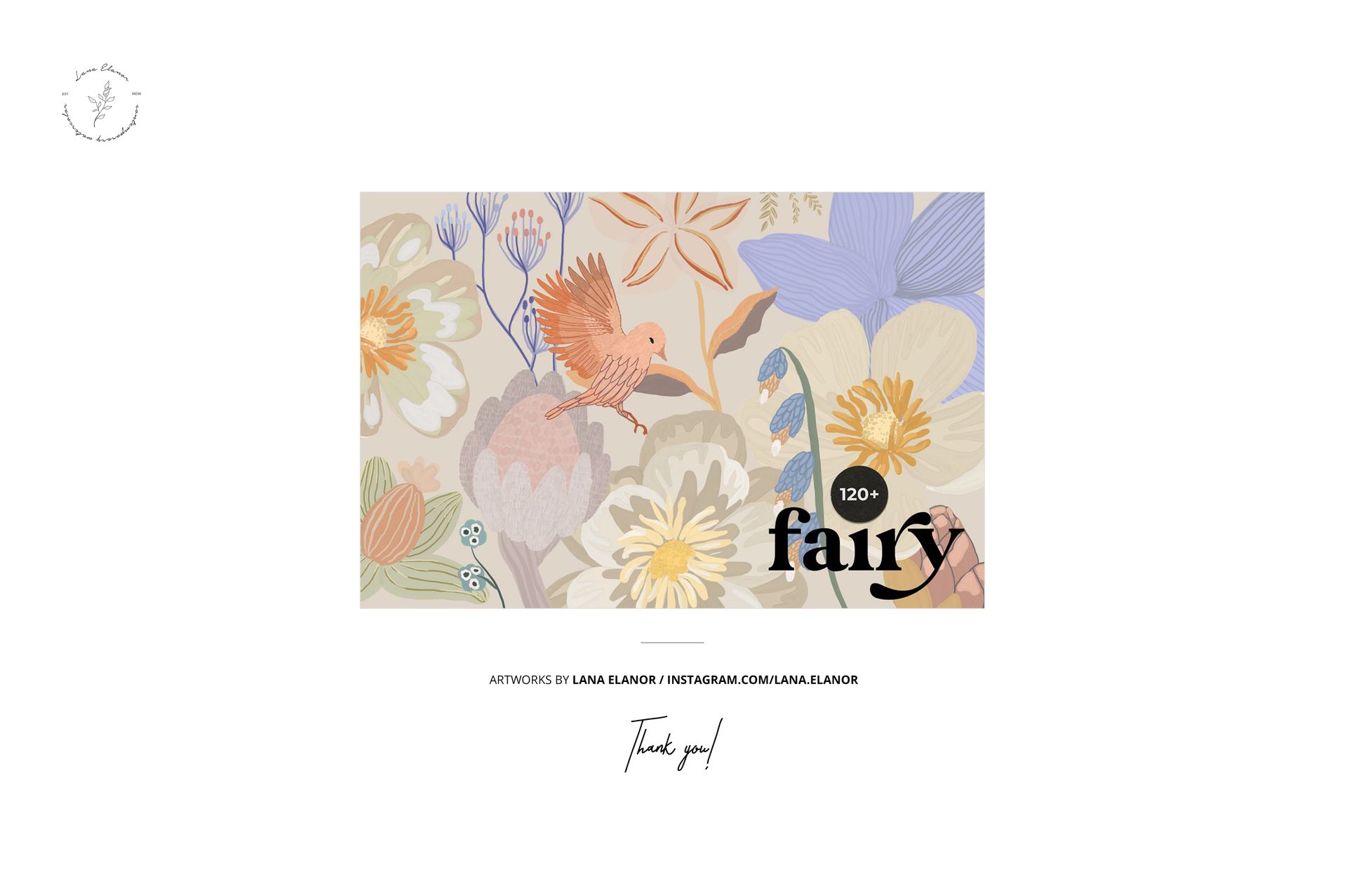 Jersey fabric mockup featuring a colorful floral and bird pattern, displayed from a front view with sewing tools nearby.