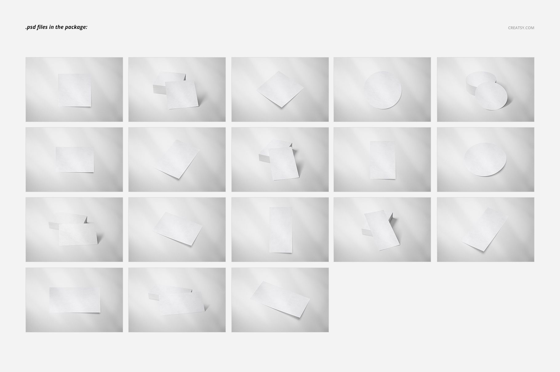 Decals Stickers Mockup Set - mockup screenshot 2