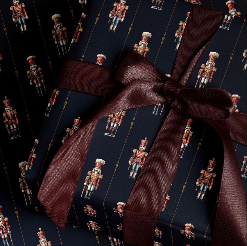 Nutcracker Wrapping Paper by House of Parlington - Files in Use example
