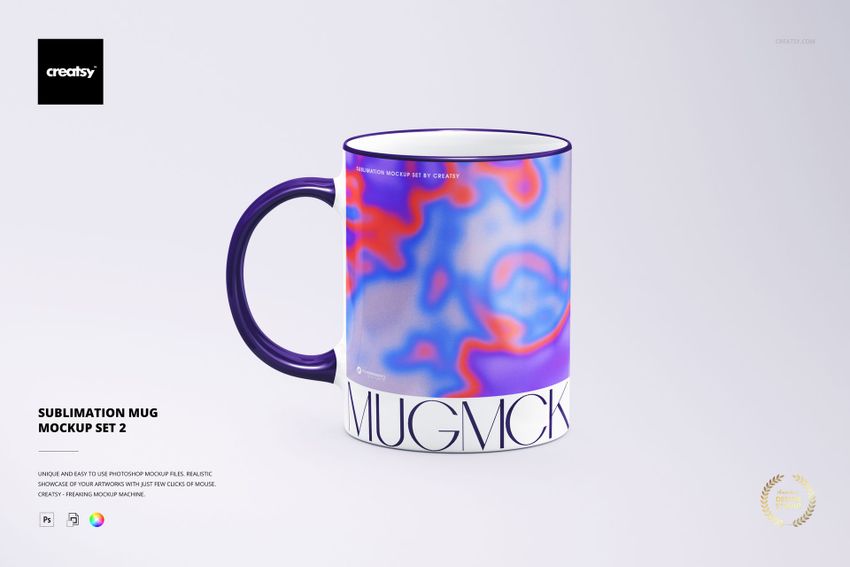 Sublimation Mug 2 Mockup Set - mockup screenshot 1