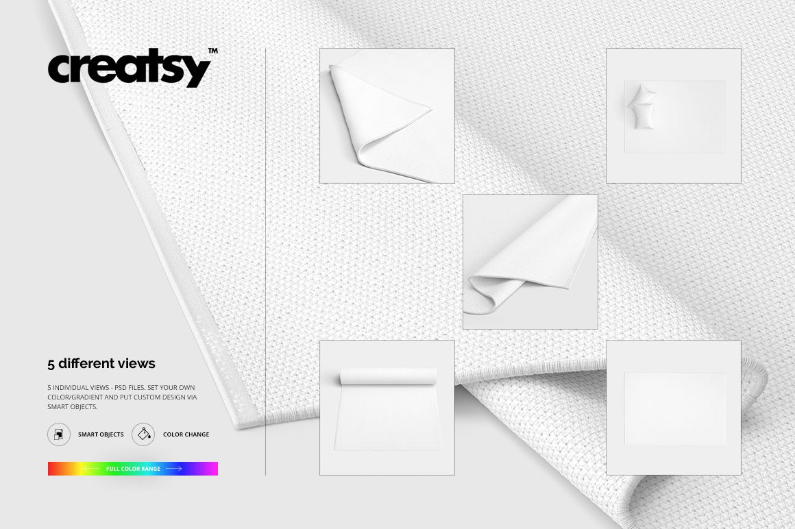 Woven Rug Mockup Set - mockup screenshot 8