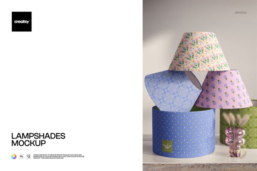 Lampshades Mockup - mockup screenshot 1