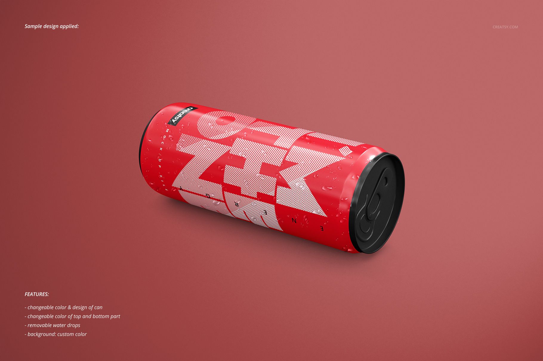 Energy Drink Can Mockup Set - mockup screenshot 5