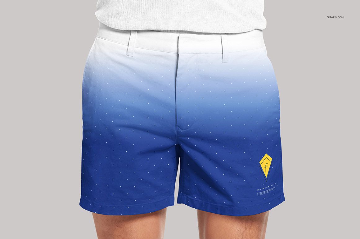 Men's Shorts Mockup Set - mockup screenshot 3
