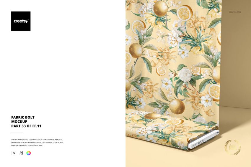 Fabric Bolt Mockup (33/FFv.11) - mockup screenshot 1