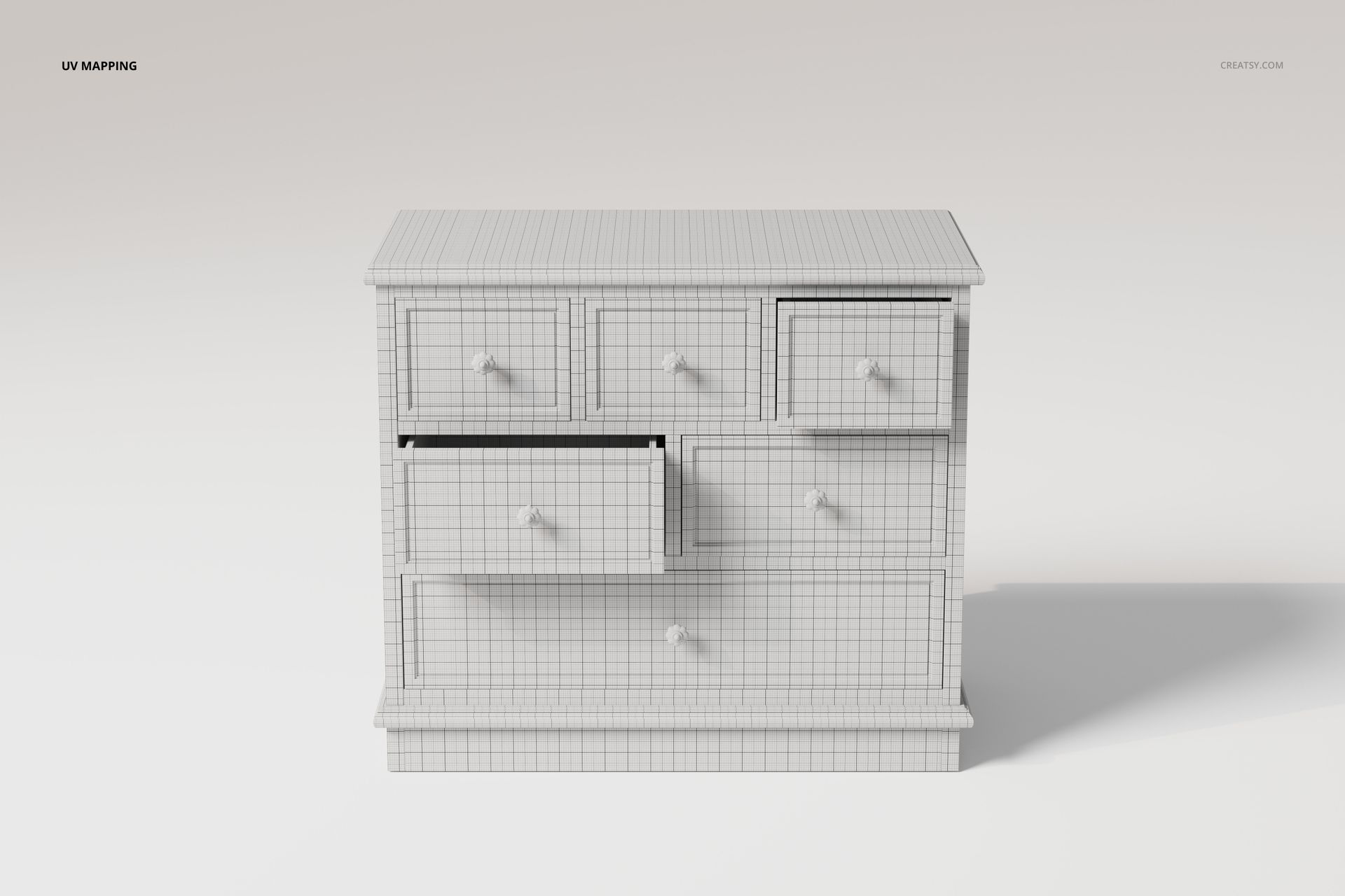 Raised Panel Chest of Drawers - mockup screenshot 4