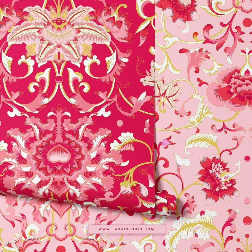 Heritage Florals by Tashi Studio - Files in Use example