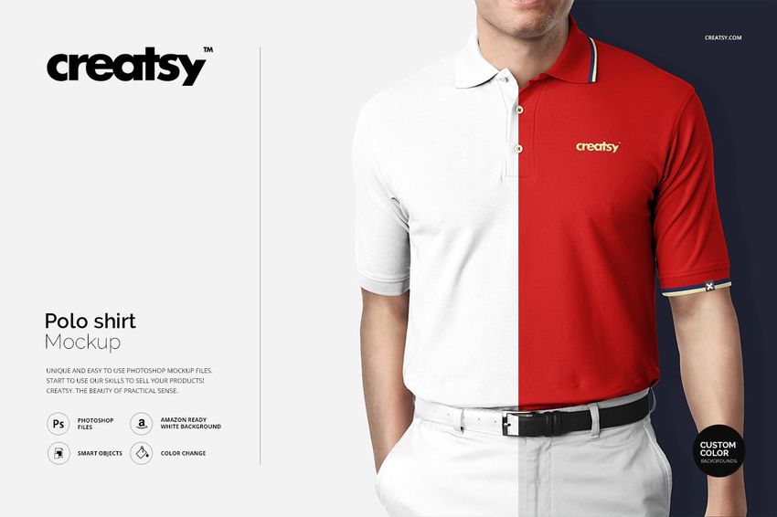 Polo Shirt Mockup - mockup screenshot 1
