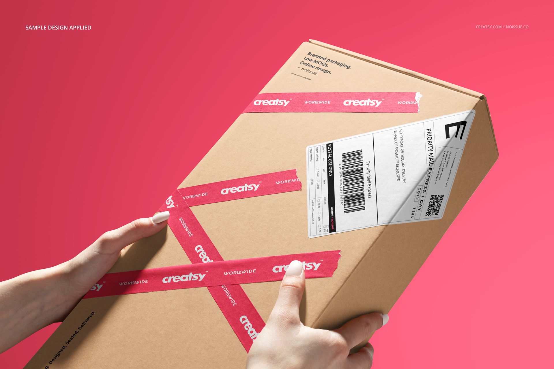 Noissue Shipping Labels Mockup Set - mockup screenshot 5