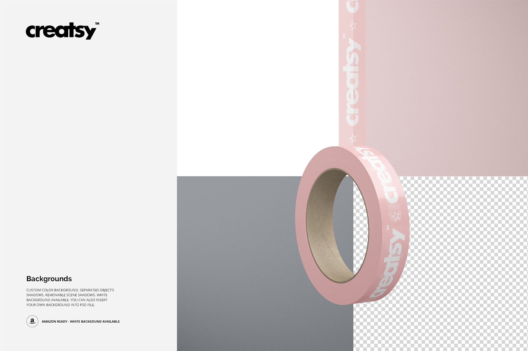 One Inch Narrow Duct Tape Mockup Set - mockup screenshot 20