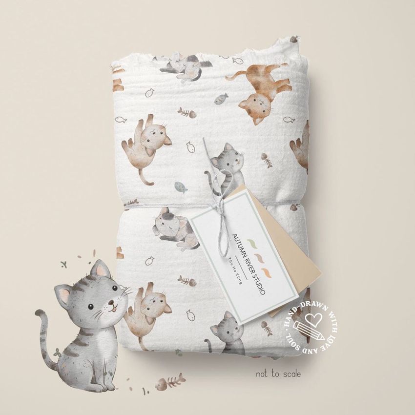 Cats Pattern  by Thu Ha Kung - Files in Use example