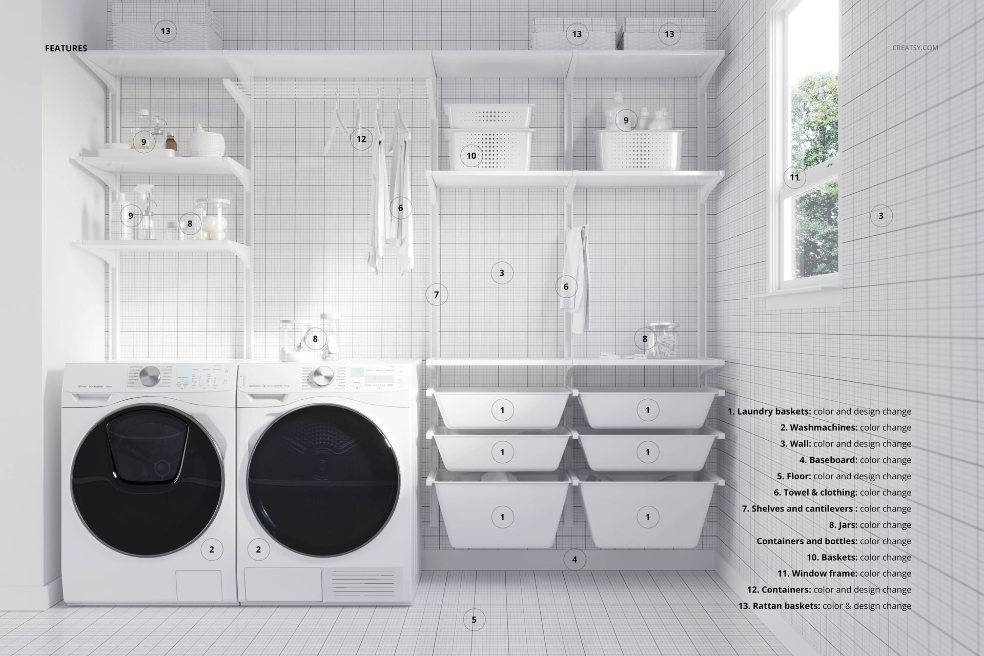 Laundry Room Mockup 3 - mockup screenshot 3