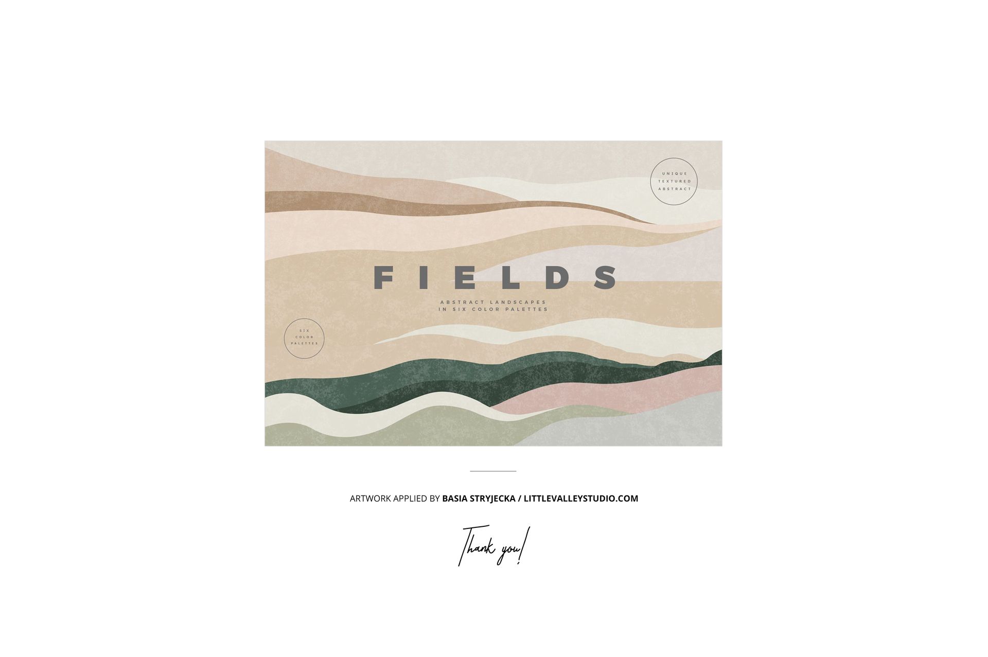 Door mat mockup featuring soft beige, green, and pink curved stripes, displayed flat against a plain white backdrop.