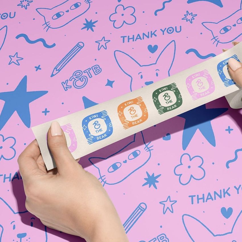 Paper Tape Design  by Emma Lemon  - Files in Use example