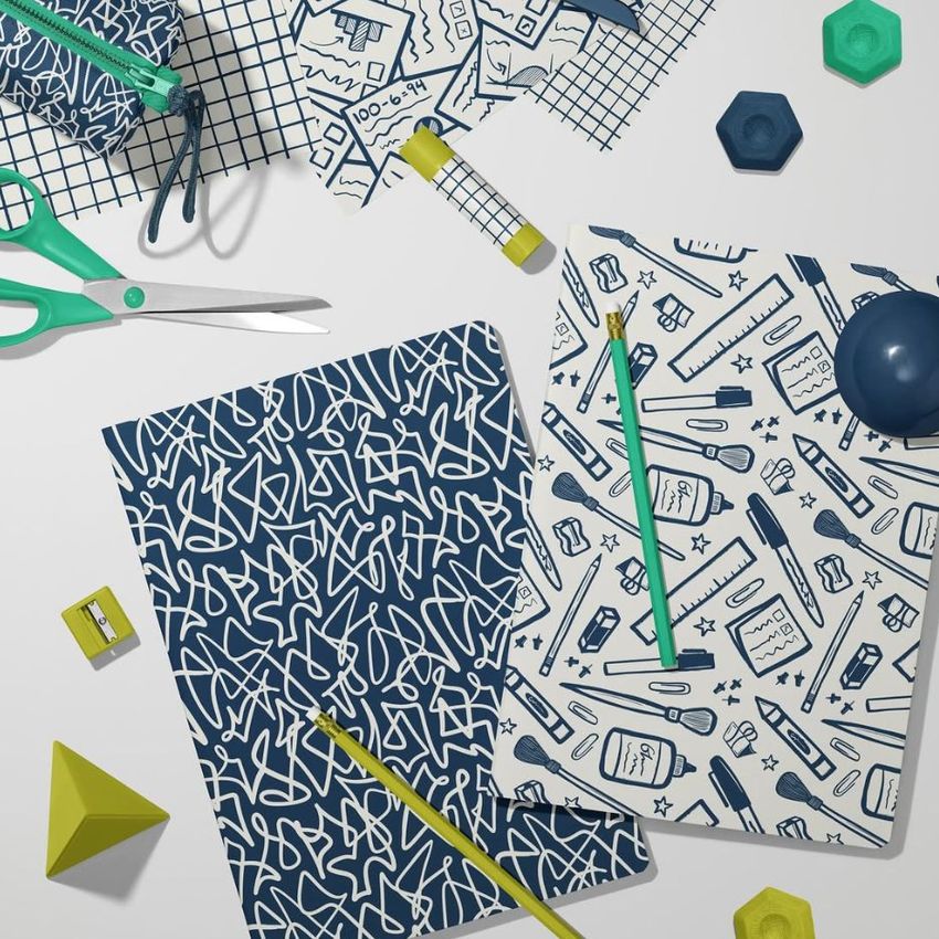 Back To School Supplies by Curated Ink - Files in Use example