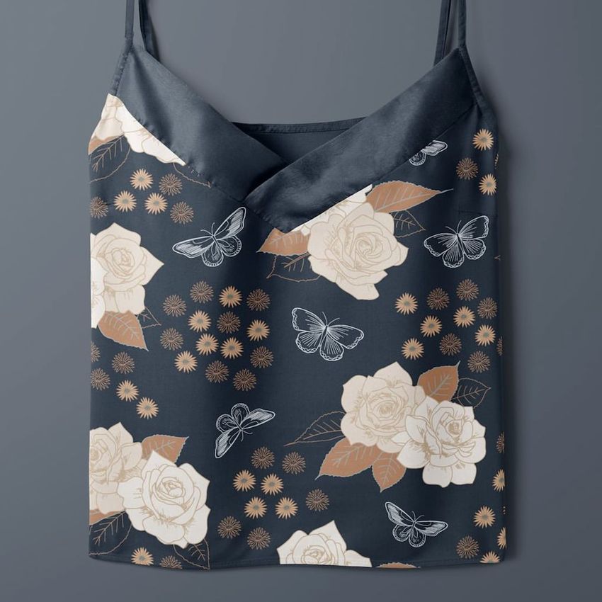 Dark Florals by Amandine Lucie - Files in Use example