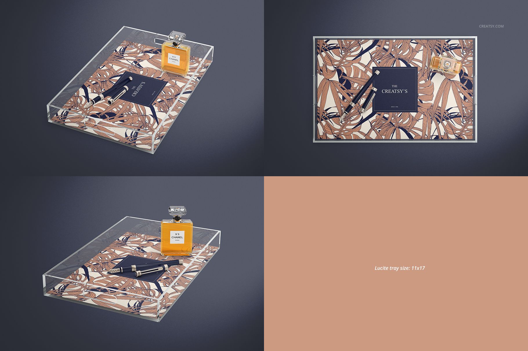 Lucite Tray Many Sizes Mockup Set - mockup screenshot 10