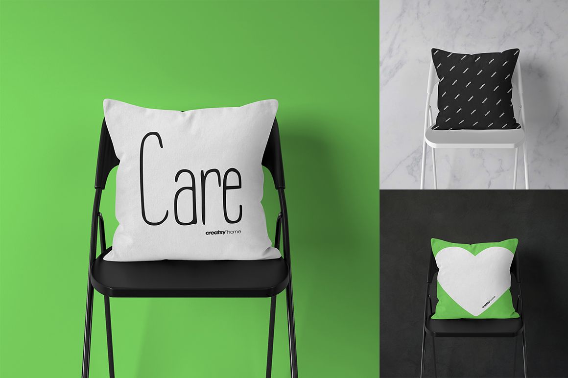 Throw Pillow Set Mockup - mockup screenshot 7