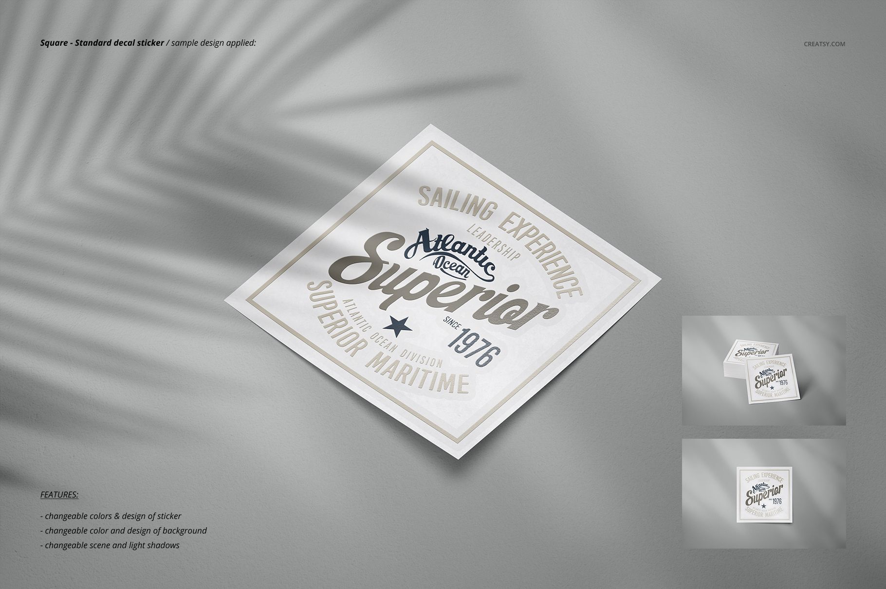 Decals Stickers Mockup Set - mockup screenshot 10