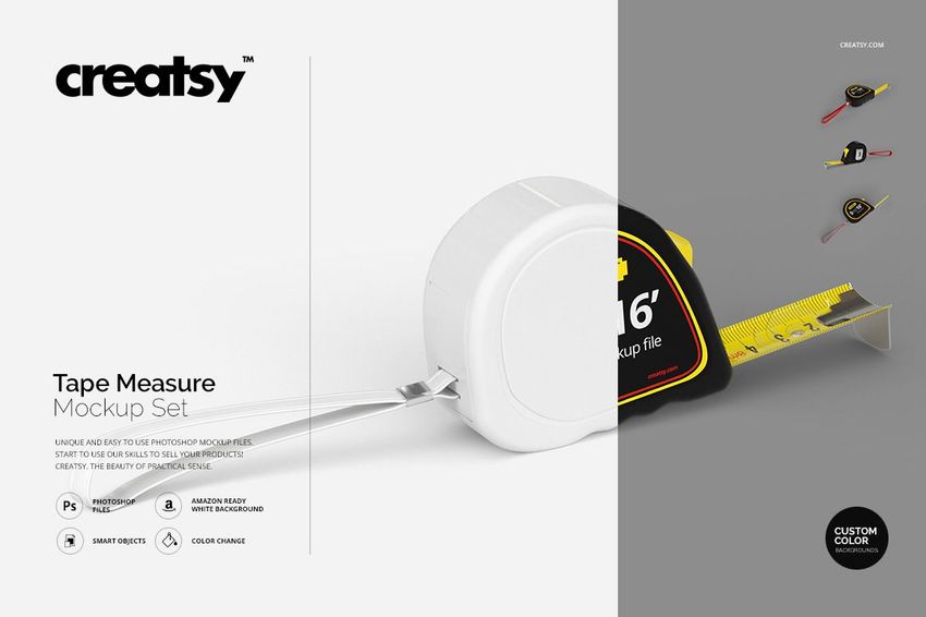 Tape Measure Mockup Set - mockup screenshot 1