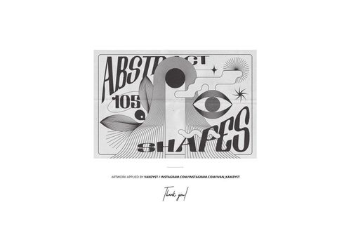 Front view of a winter edition woven blanket mockup with geometric patterns and large letters in black and white.