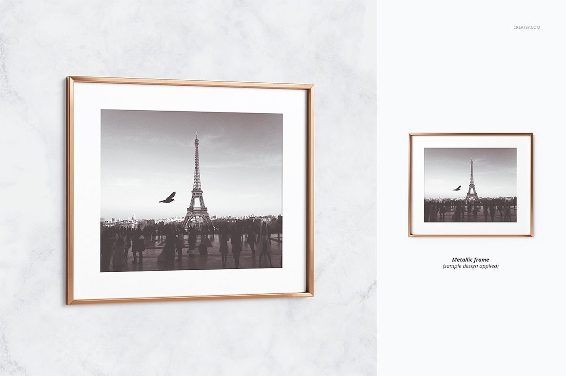 Picture Thin Frame Mockup Set - mockup screenshot 12