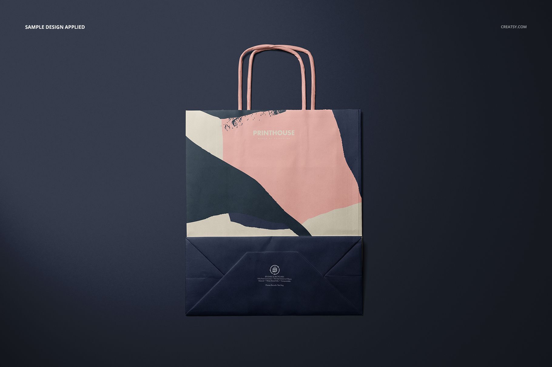 Twisted Handles Paper Bag Mockup Set - mockup screenshot 5