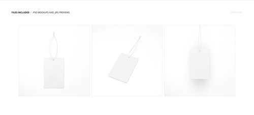 Rectangular car air freshener mockup with white surface and string, shown from three different angles on a plain background.