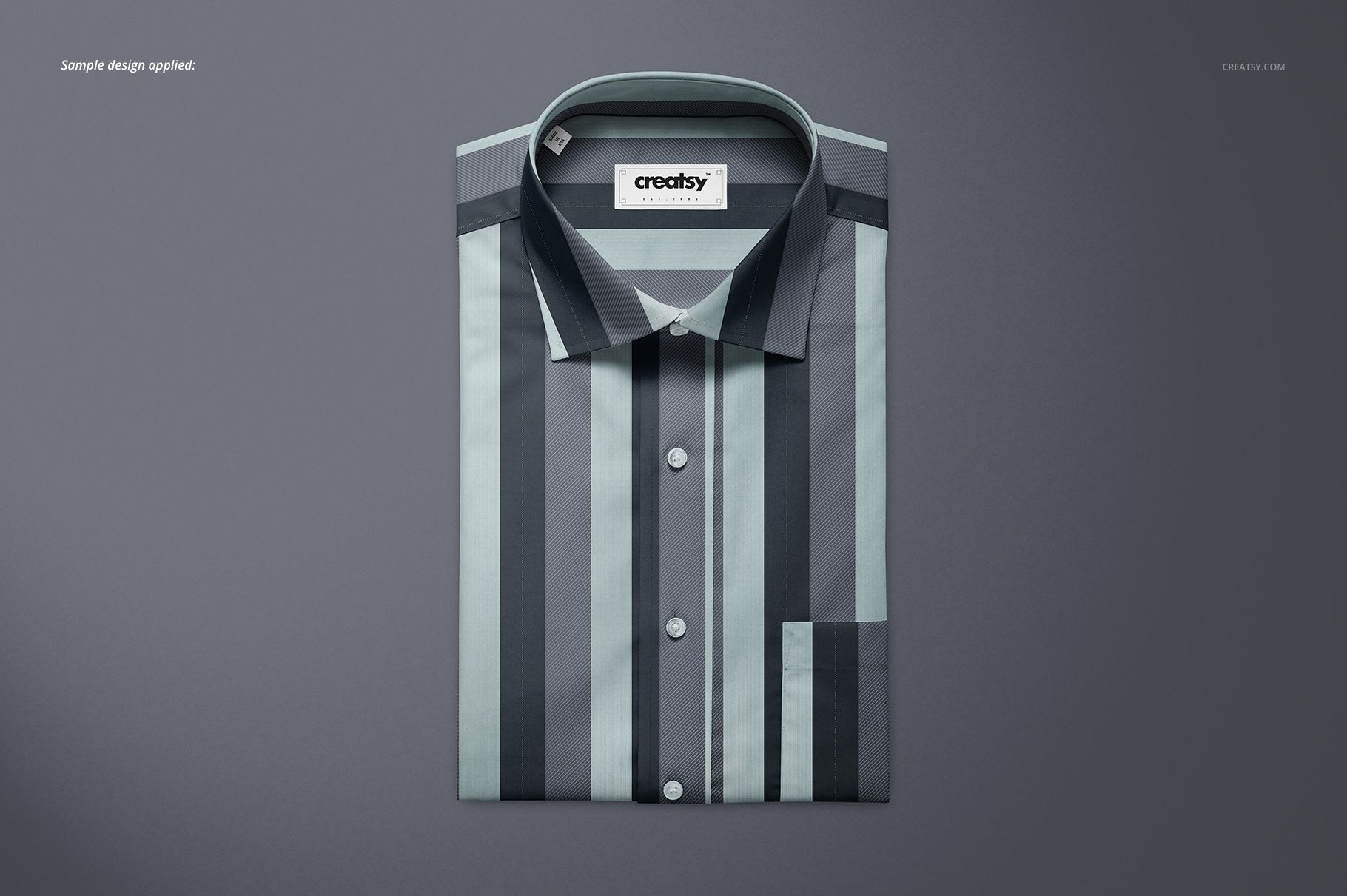Folded Dress Shirt Mockup - mockup screenshot 3