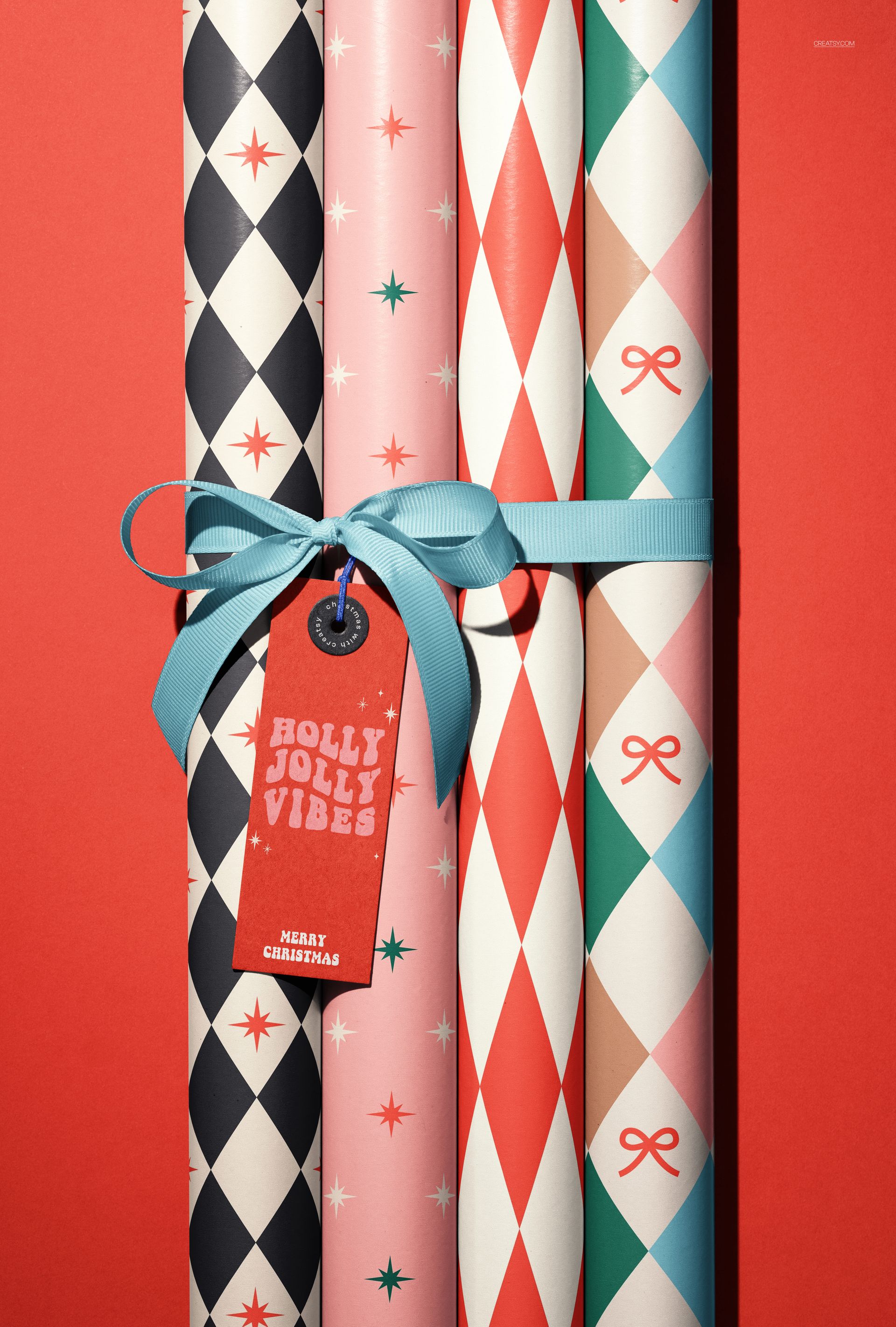 Christmas Decor & Gift Wrapping Mockup Bundle III - mockup screenshot 4