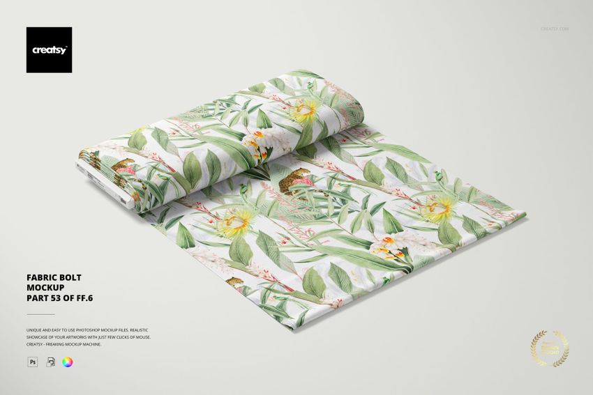 Fabric Bolt Mockup Set (53/FFv.6) - mockup screenshot 1