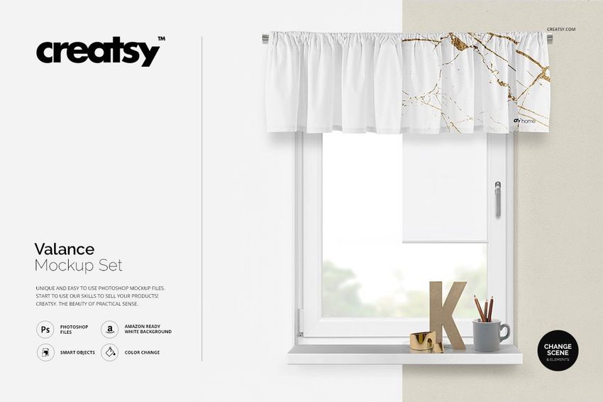 Valance Mockup Set - mockup screenshot 1