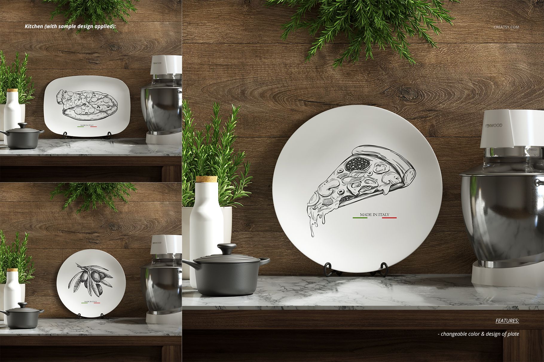 Plate Mockup Set - mockup screenshot 8
