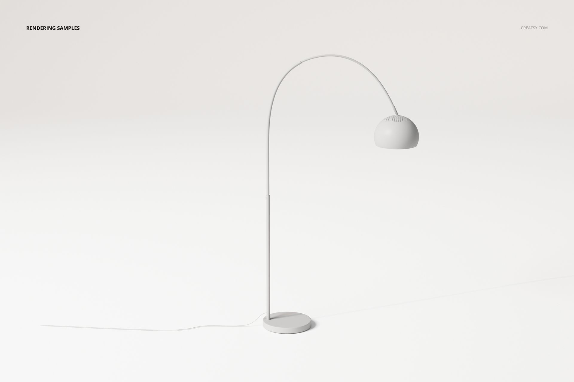 Flexible Floor Lamp 3D Model - mockup screenshot 2