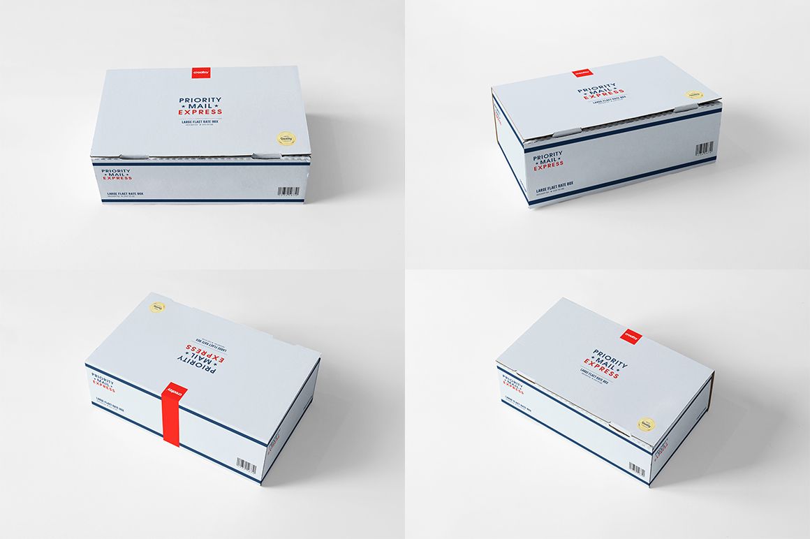 Mailing Box 3 Types Mockup Set - mockup screenshot 2
