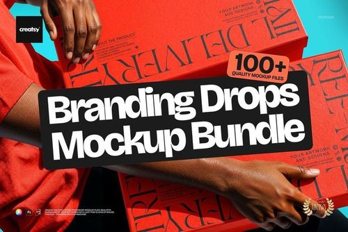 Branding Drops Mockup Bundle