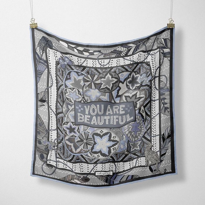 Silk Scarf Pattern by CB Grey - Files in Use example