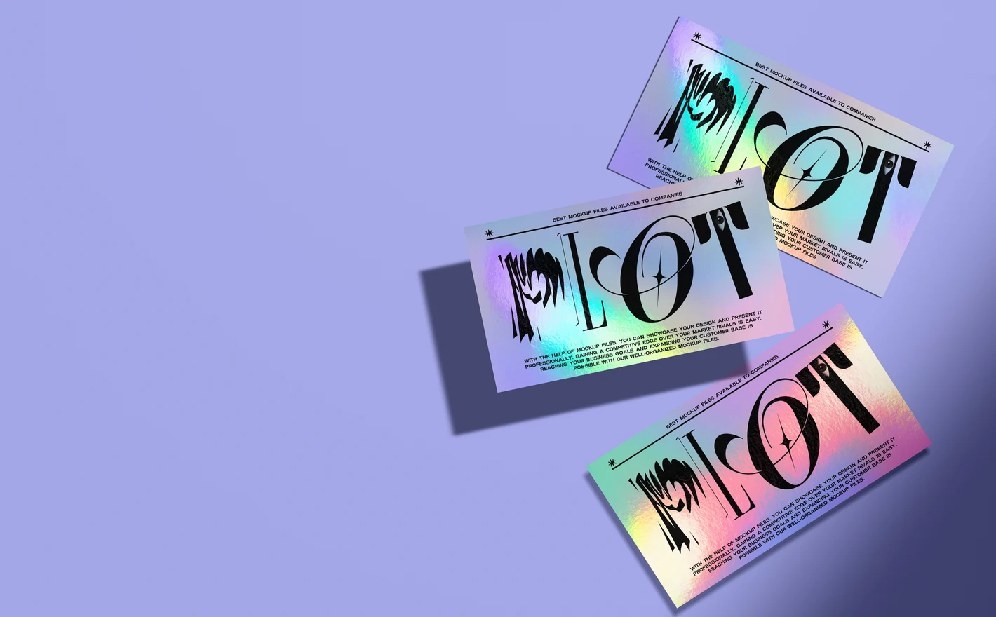 For print designers selling special finishes