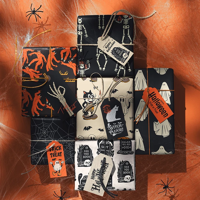 For Halloween packaging and gift brands