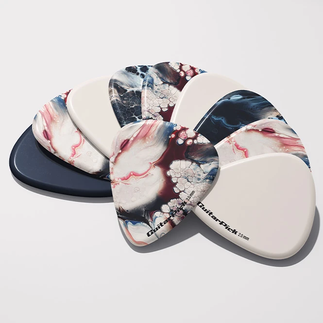 For guitar pick, instrument & merchandise brands