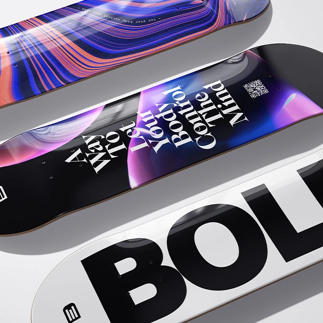For skateboard brands & deck graphic designers