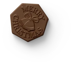 Chocolate cookie Christmas decoration