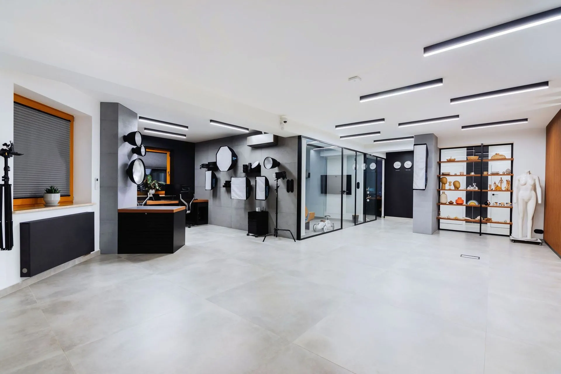 Creatsy studio panoramic view - mockup design office in Katowice, Poland