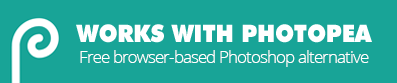 Edit your Creatsy mockups free in Photopea, the browser-based Photoshop alternative